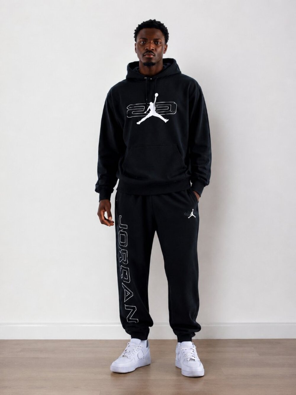 Jordan Nike Mens Tracksuit Joggers Pants Hoodie Gamma AJ 11 Track Suit Large NEW